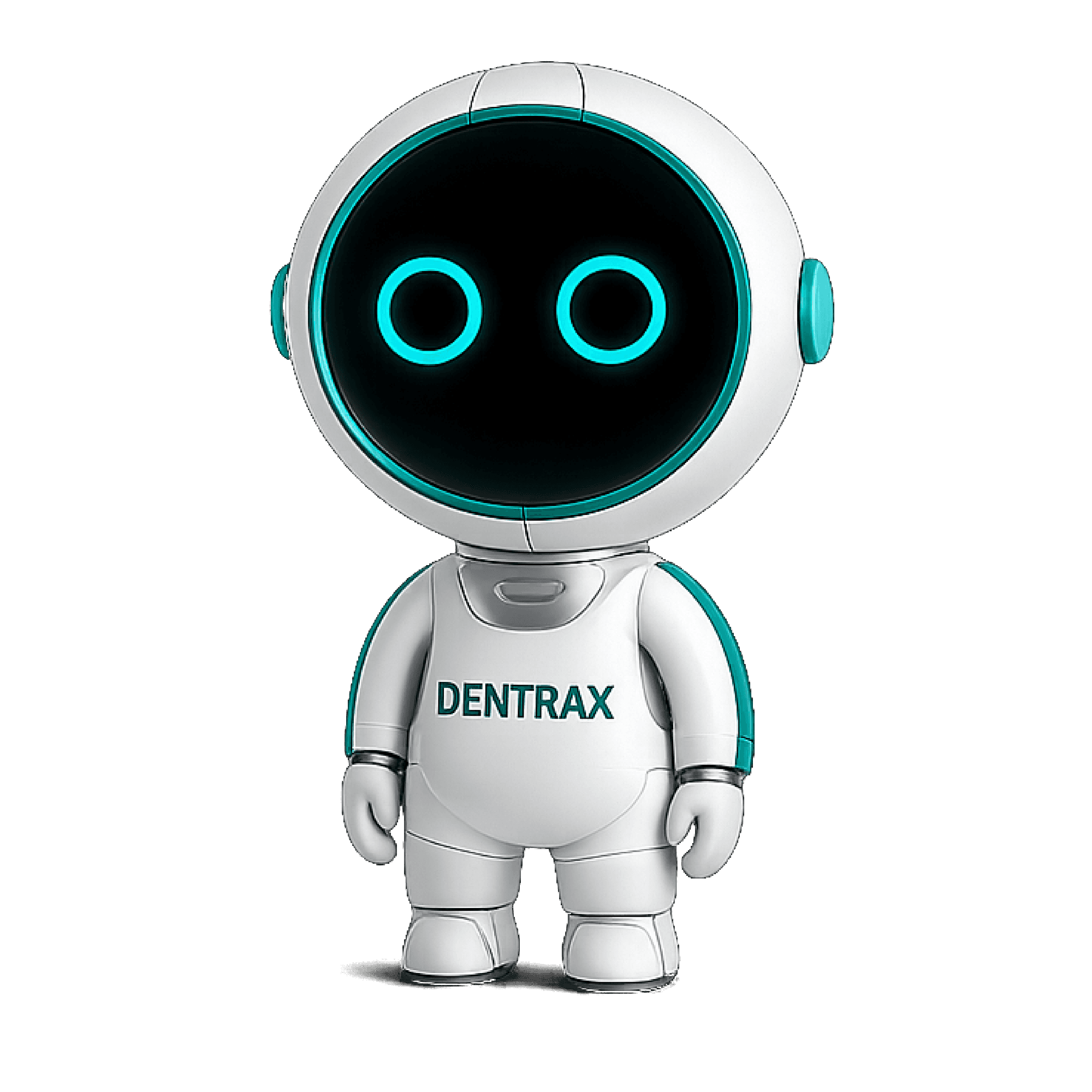 The Dentrax AI receptionist robot